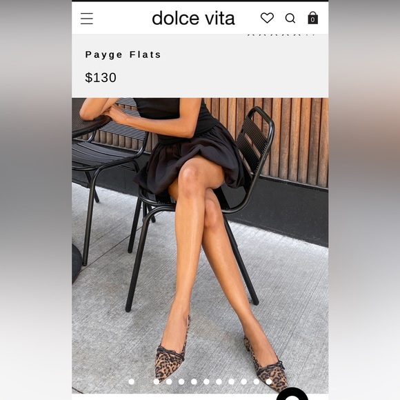Viral Payge Dolce Vita Leopard flats size 6.5 new! - Picture 4 of 8